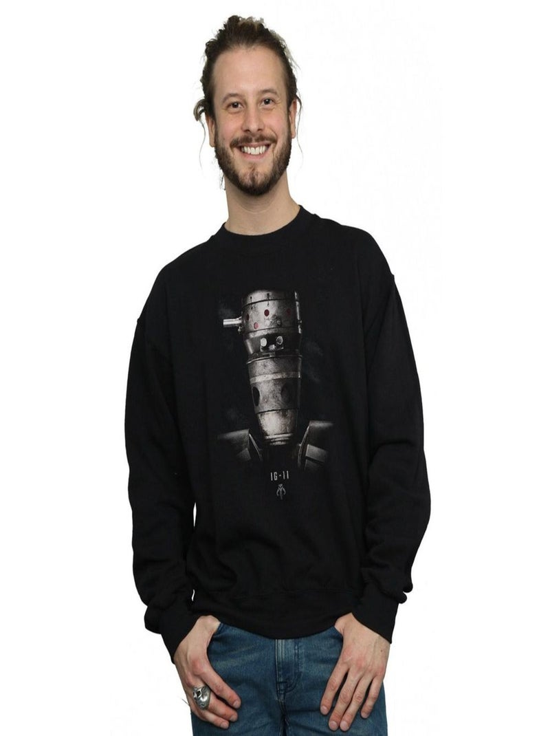 Star Wars - Sweat THE MANDALORIAN Noir - Kiabi