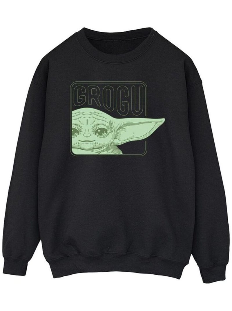 Star Wars - Sweat THE MANDALORIAN Noir - Kiabi