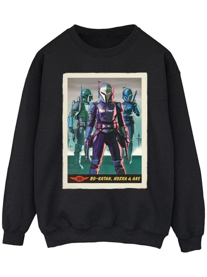 Star Wars - Sweat THE MANDALORIAN Noir - Kiabi