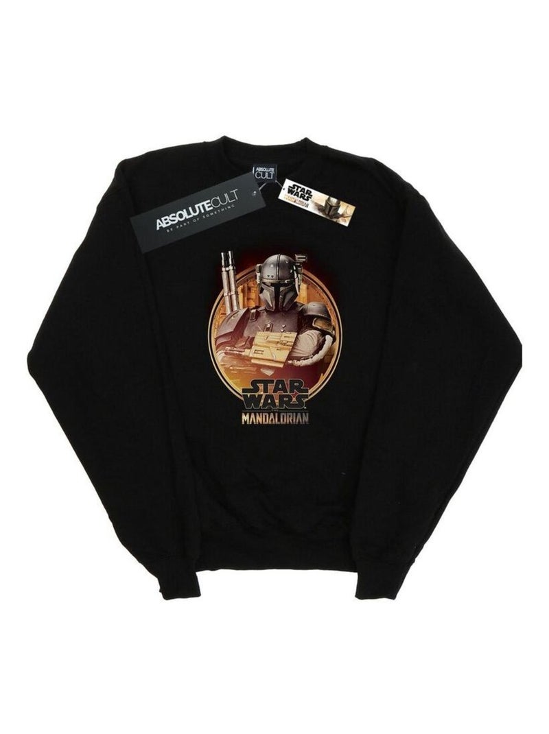 Star Wars - Sweat THE MANDALORIAN Noir - Kiabi