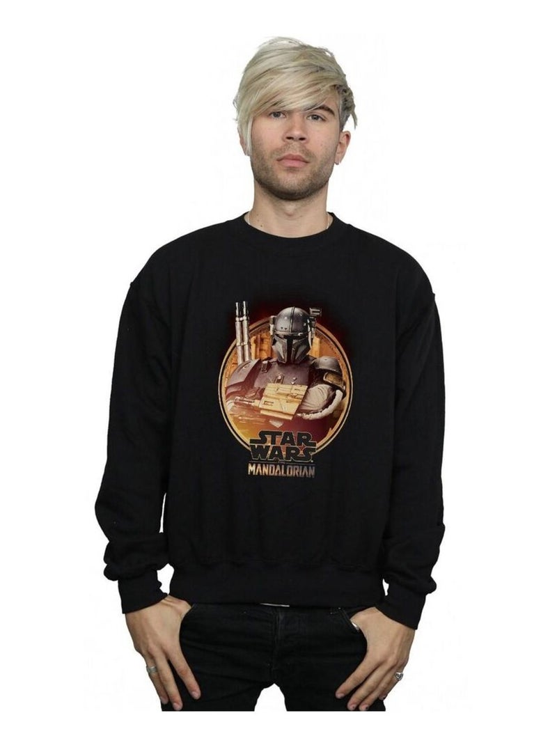 Star Wars - Sweat THE MANDALORIAN Noir - Kiabi