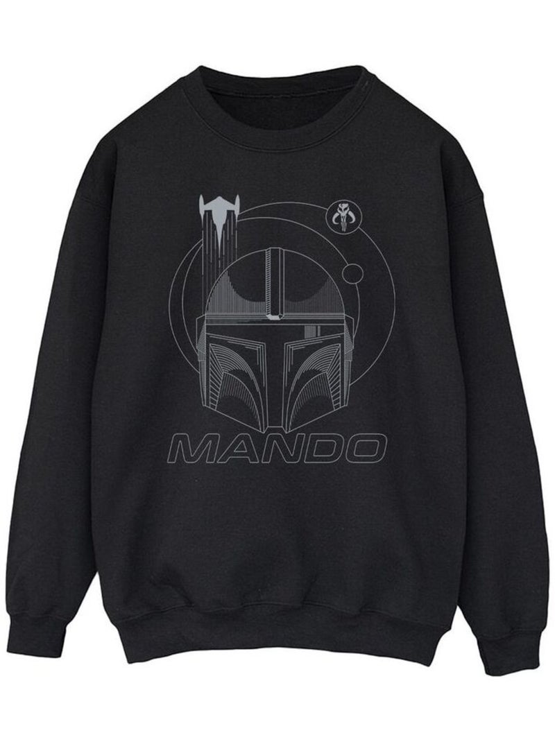 Star Wars - Sweat THE MANDALORIAN Noir - Kiabi