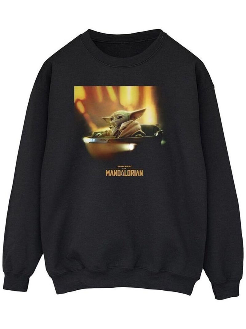 Star Wars - Sweat THE MANDALORIAN Noir - Kiabi