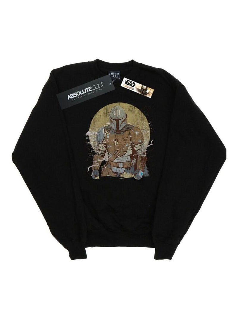 Star Wars - Sweat THE MANDALORIAN Noir - Kiabi