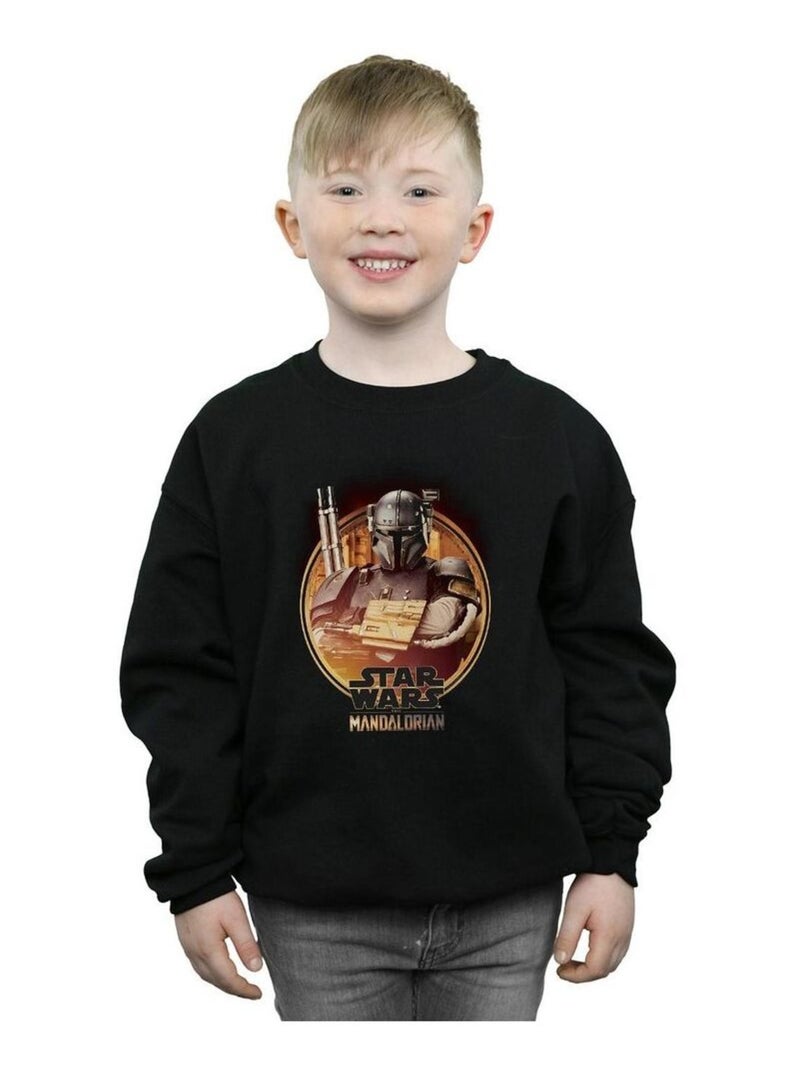 Star Wars - Sweat THE MANDALORIAN Noir - Kiabi