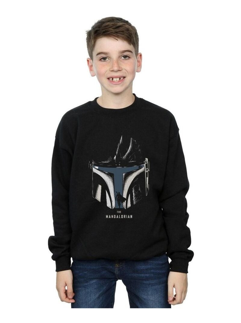 Star Wars - Sweat THE MANDALORIAN Noir - Kiabi