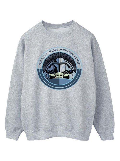 Star Wars - Sweat THE MANDALORIAN READY FOR ADVENTURE - Kiabi Star Wars - Sweat THE MANDALORIAN READY FOR ADVENTURE - Kiabi