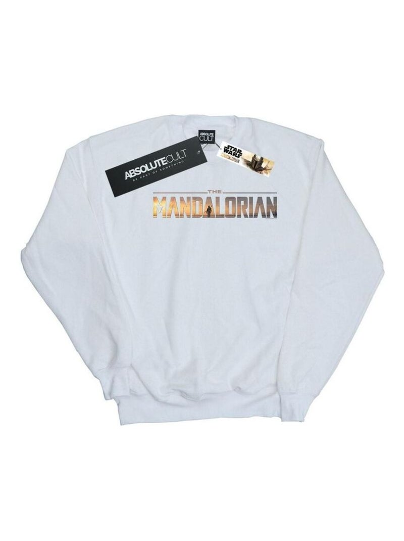 Star Wars - Sweat THE MANDALORIAN SERIES Blanc - Kiabi
