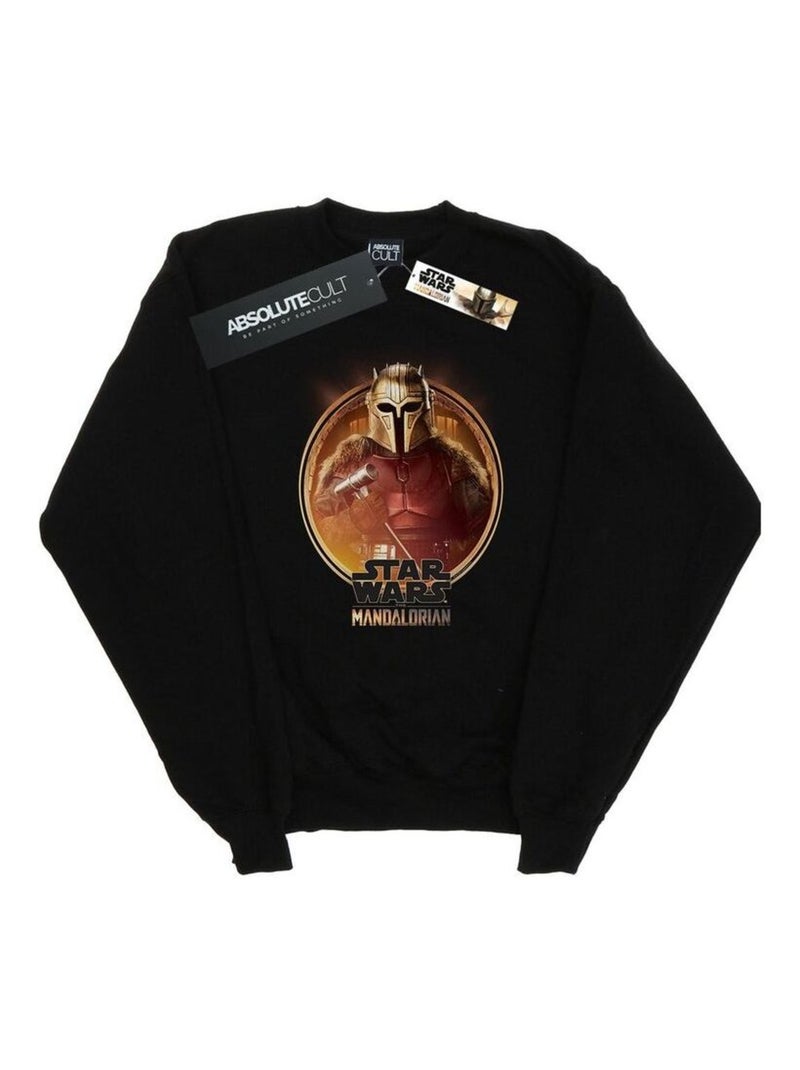 Star Wars - Sweat THE MANDALORIAN THE ARMORER Noir - Kiabi