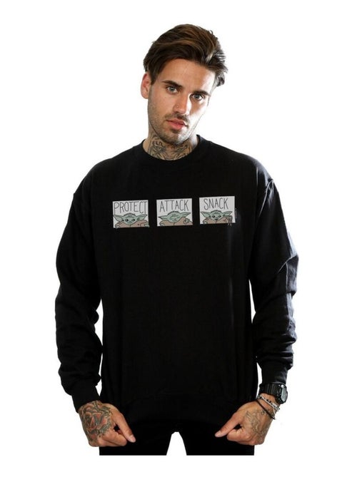 Star Wars - Sweat THE MANDALORIAN THE CHILD - Kiabi Star Wars - Sweat THE MANDALORIAN THE CHILD - Kiabi