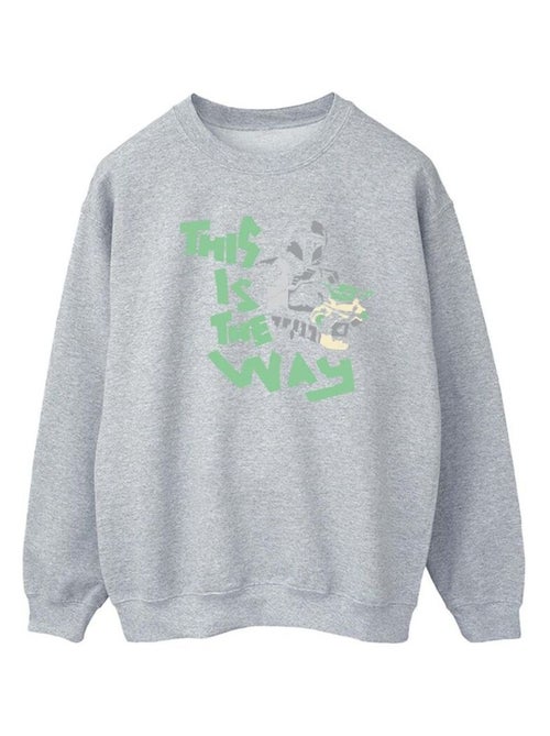 Star Wars - Sweat THE MANDALORIAN THIS IS THE WAY - Kiabi Star Wars - Sweat THE MANDALORIAN THIS IS THE WAY - Kiabi