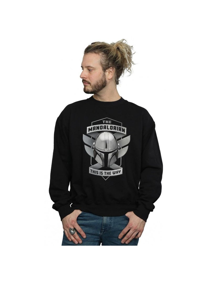 Star Wars - Sweat THE MANDALORIAN THIS IS THE WAY Noir - Kiabi