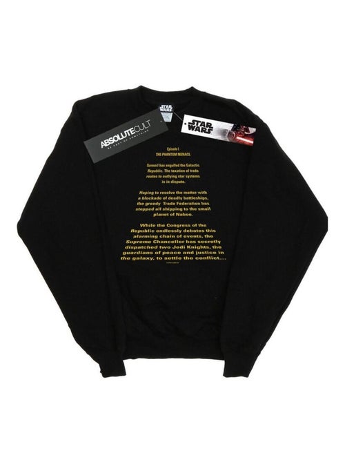 Star Wars - Sweat THE PHANTOM MENACE OPENING CRAWL - Kiabi Star Wars - Sweat THE PHANTOM MENACE OPENING CRAWL - Kiabi