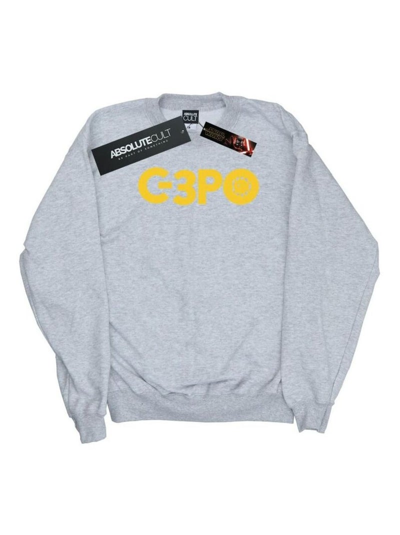 Star Wars - Sweat THE RISE OF SKYWALKER Gris chiné - Kiabi
