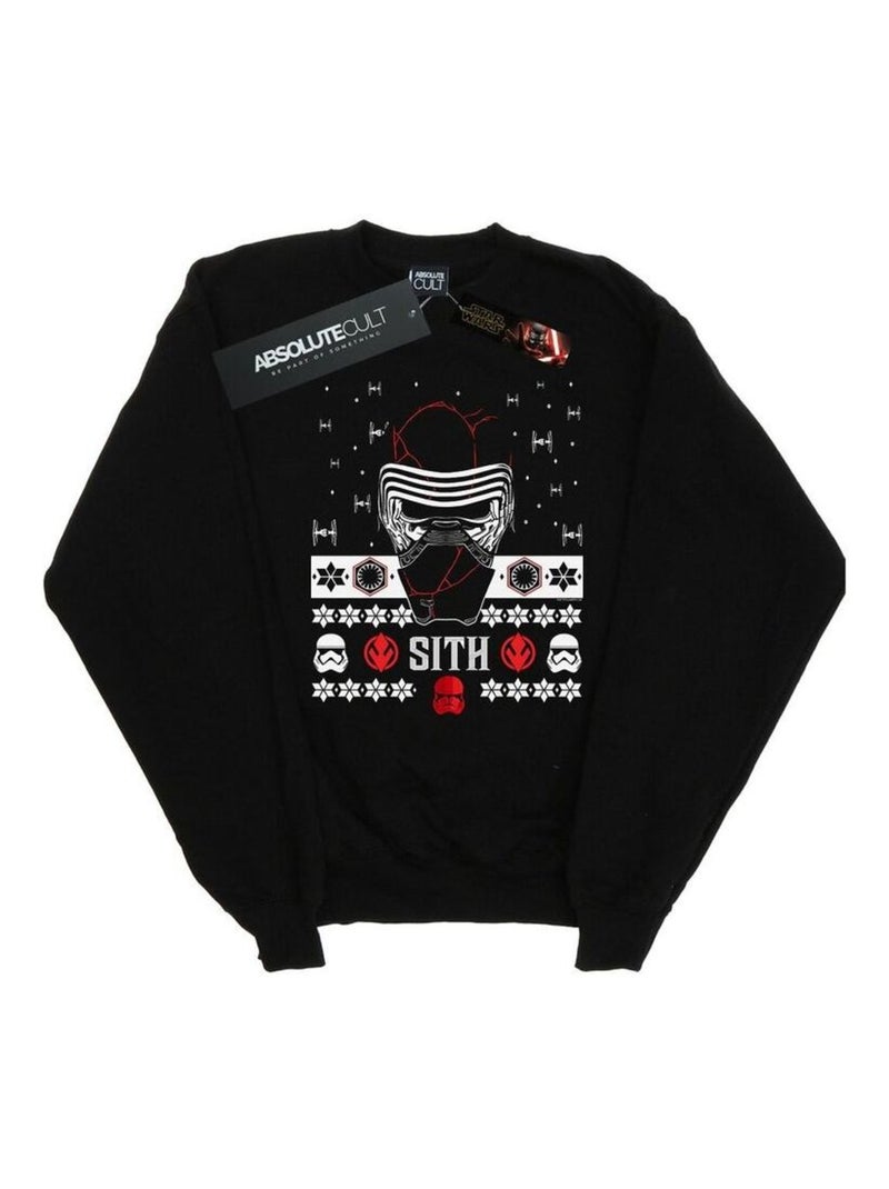 Star Wars - Sweat THE RISE OF SKYWALKER SITH Noir - Kiabi
