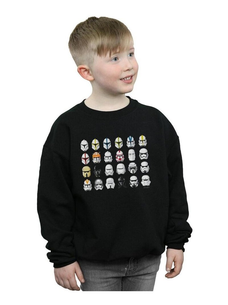 Star Wars - Sweat TROOPERS Noir - Kiabi