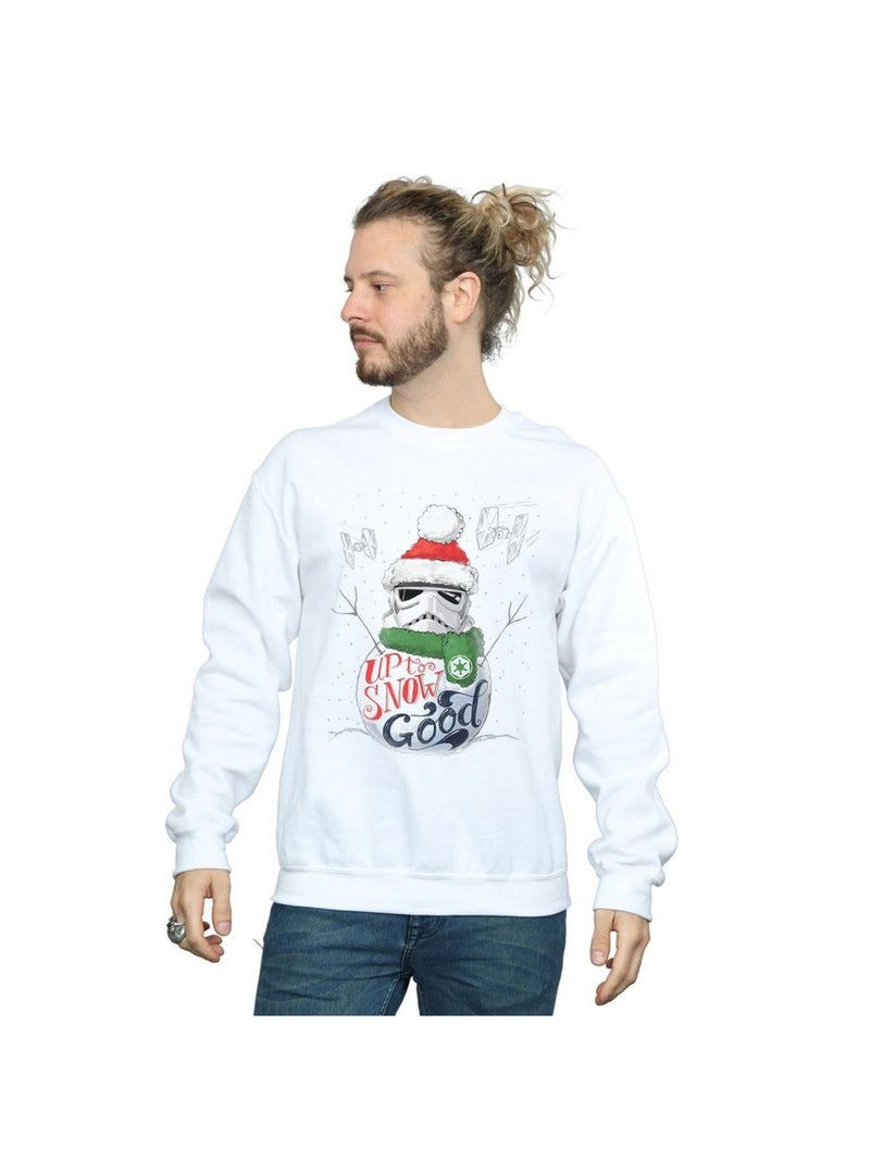 Star Wars - Sweat UP TO SNOW GOOD Blanc - Kiabi
