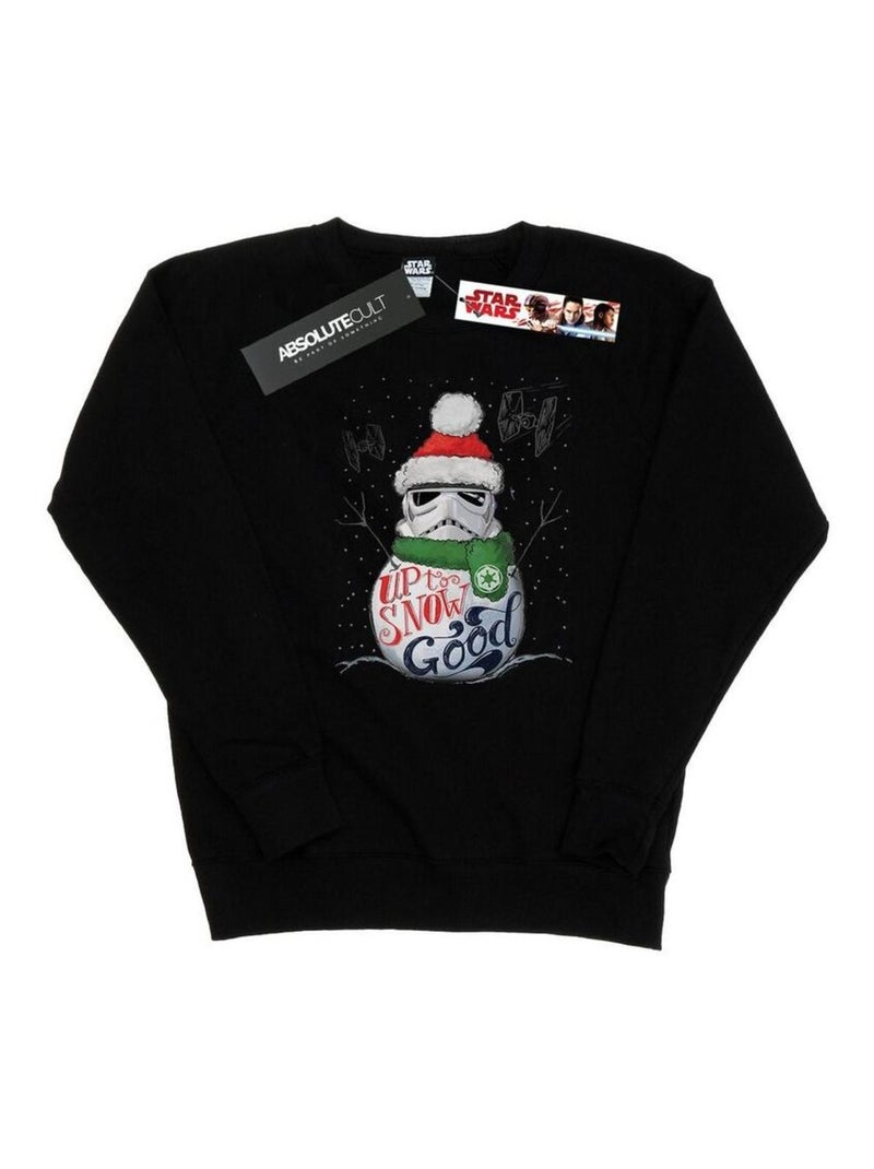 Star Wars - Sweat UP TO SNOW GOOD Noir - Kiabi