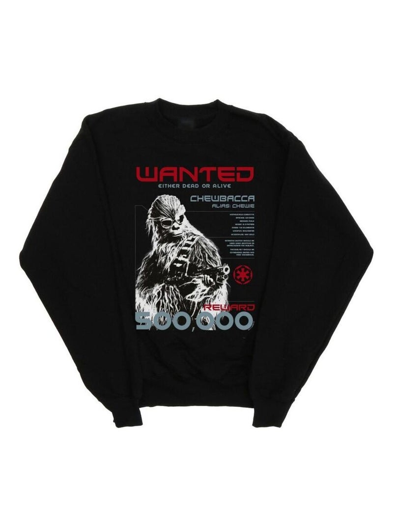 Star Wars - Sweat WANTED Noir - Kiabi