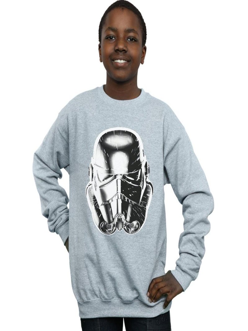 Star Wars - Sweat WARP SPEED Gris chiné - Kiabi