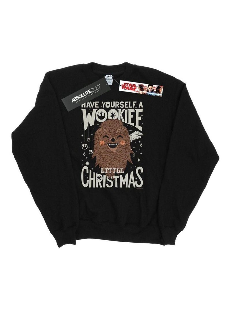 Star Wars - Sweat WOOKIEE LITTLE Noir - Kiabi