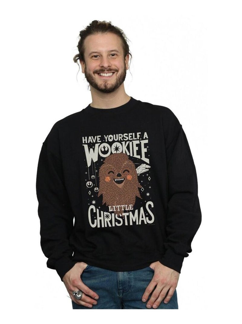 Star Wars - Sweat WOOKIEE LITTLE Noir - Kiabi