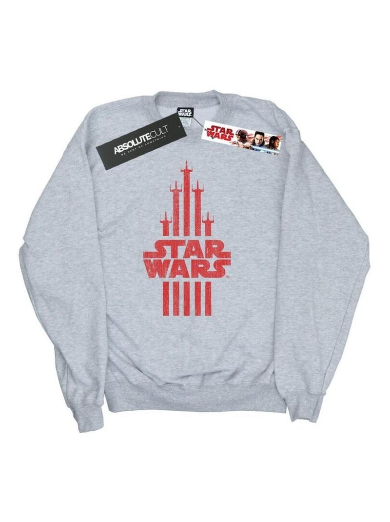 Star Wars - Sweat X-WING ASSAULT Gris chiné - Kiabi