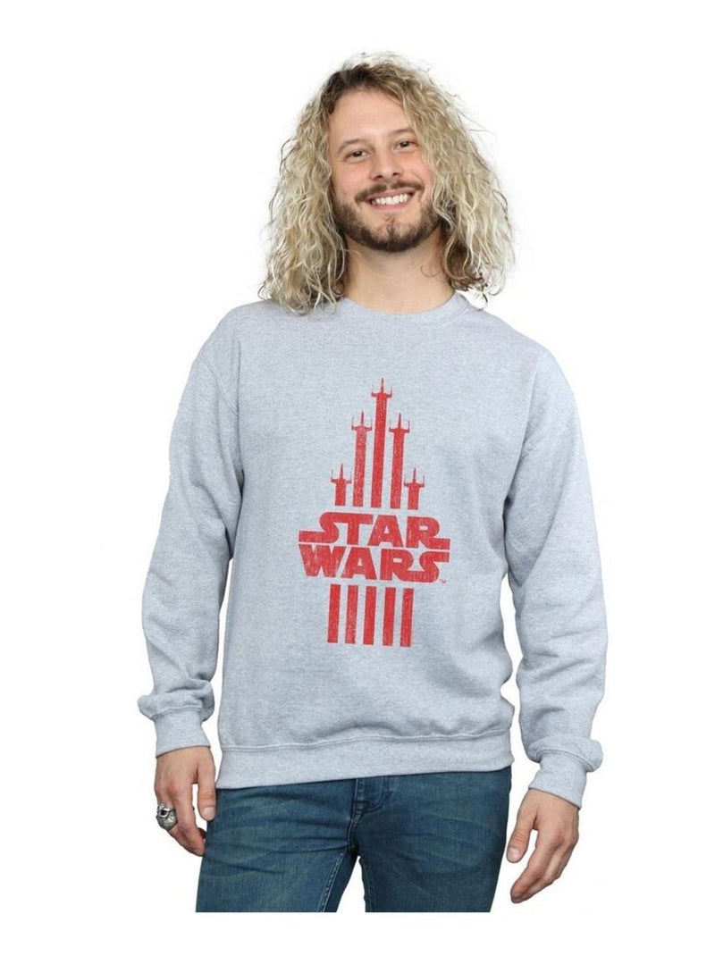 Star Wars - Sweat X-WING ASSAULT Gris chiné - Kiabi