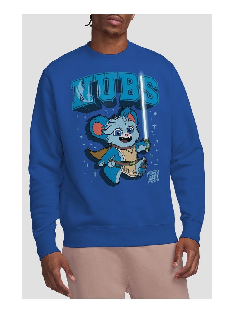 Star Wars - Sweat YOUNG JEDI ADVENTURE NUBS Bleu roi - Kiabi