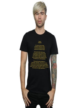 Star Wars - T-shirt A NEW HOPE OPENING CRAWL
