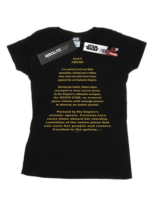 Star Wars - T-shirt A NEW HOPE OPENING CRAWL - Kiabi Star Wars - T-shirt A NEW HOPE OPENING CRAWL - Kiabi