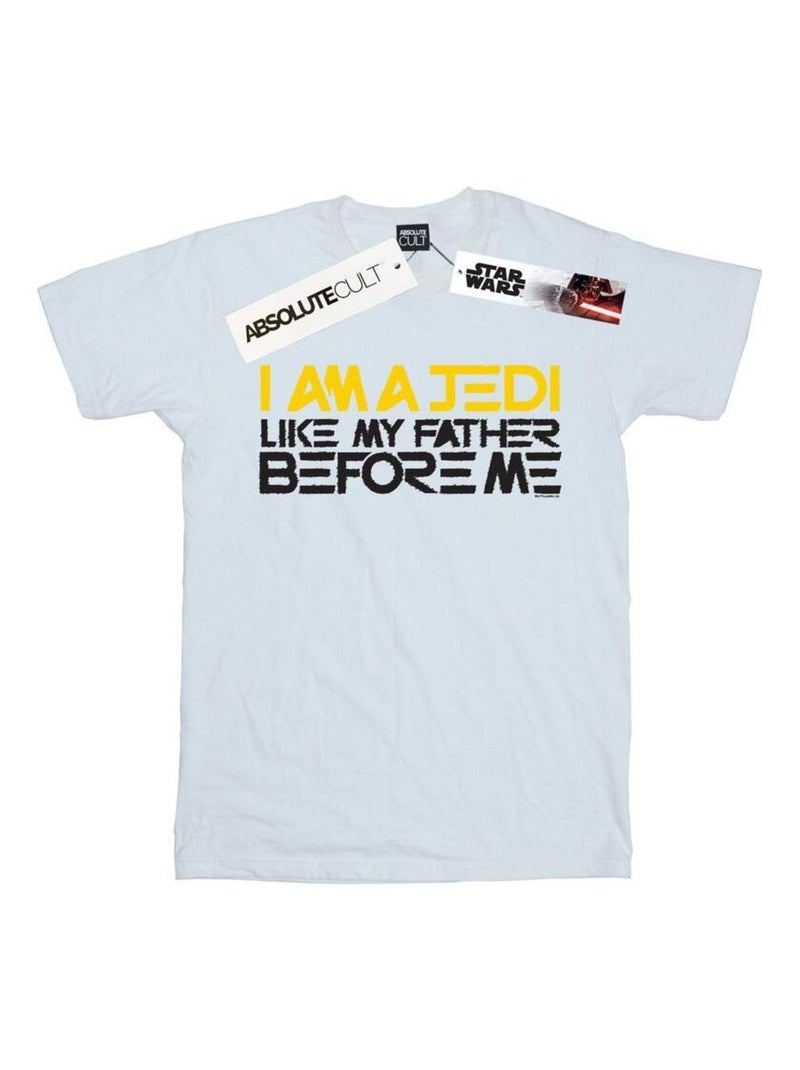 Star Wars - T-shirt AM A JEDI Blanc - Kiabi