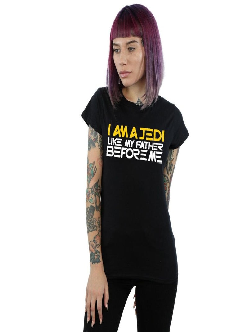 Star Wars - T-shirt AM A JEDI Noir - Kiabi