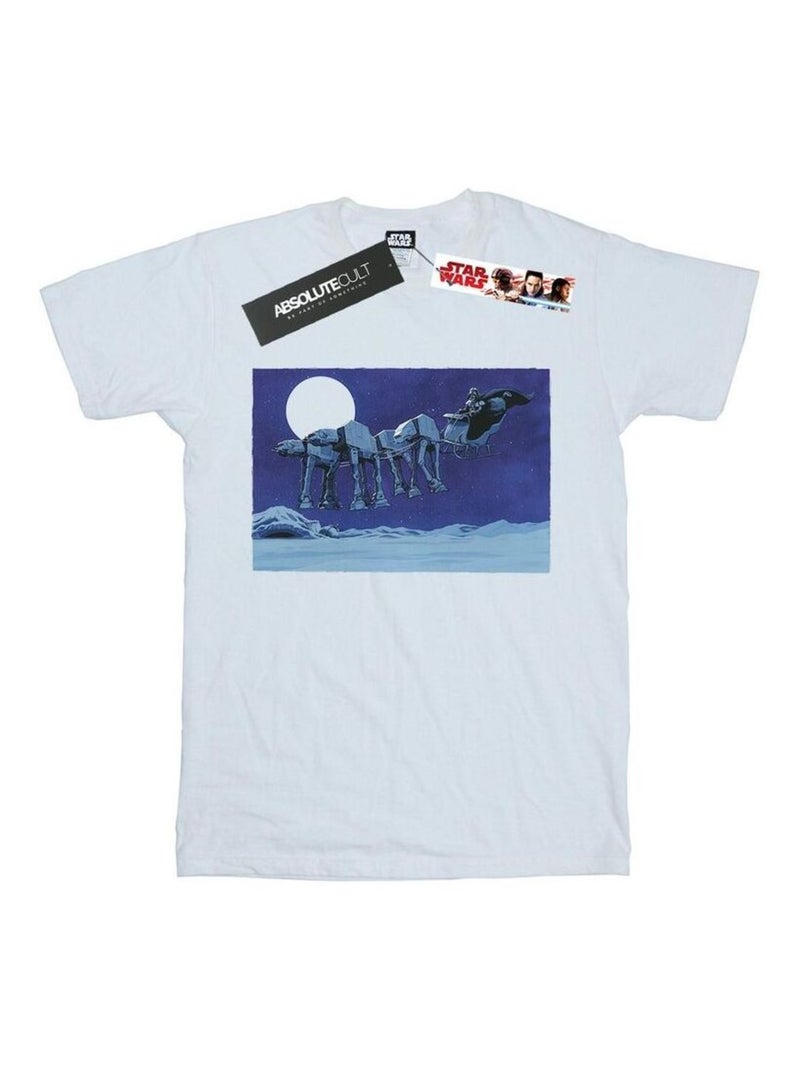 Star Wars - T-shirt AT-AT Blanc - Kiabi