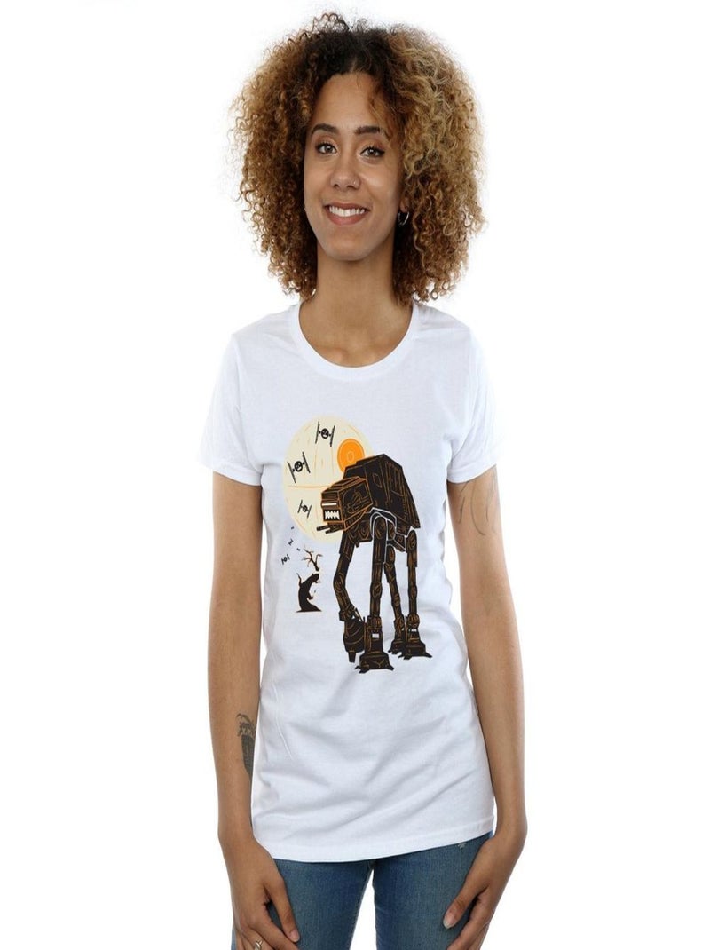 Star Wars - T-shirt AT-AT Blanc - Kiabi