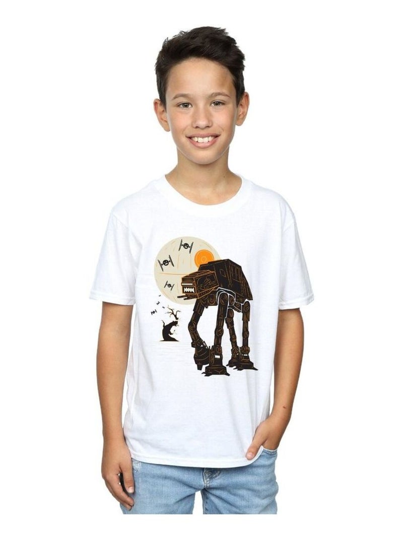 Star Wars - T-shirt AT-AT Blanc - Kiabi