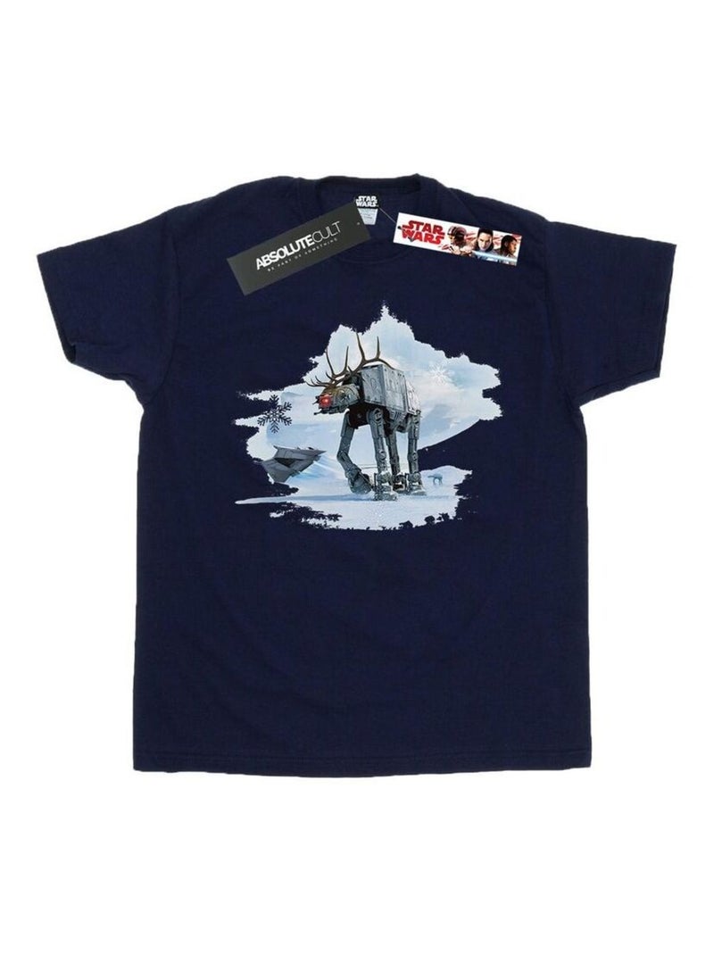 Star Wars - T-shirt AT-AT Bleu marine - Kiabi