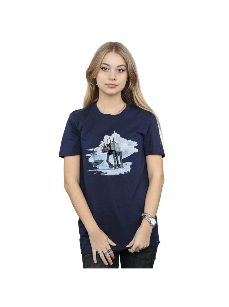 Star Wars - T-shirt AT-AT Bleu marine - Kiabi