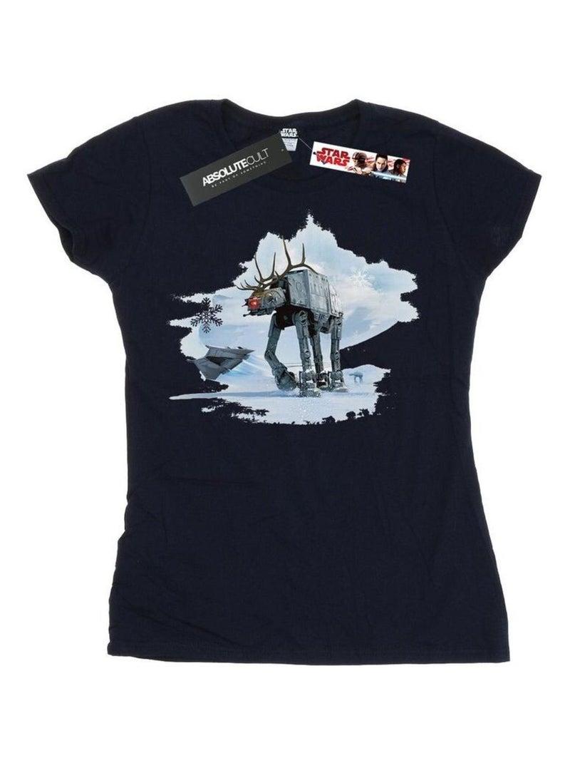 Star Wars - T-shirt AT-AT Bleu marine - Kiabi