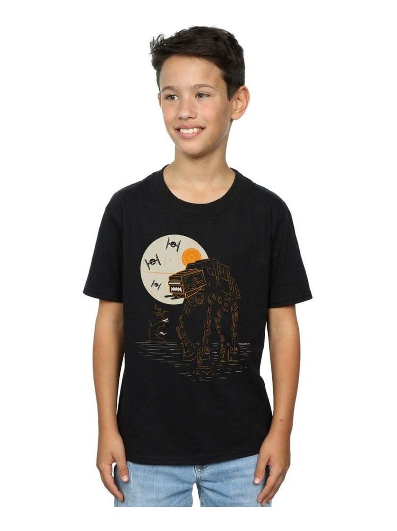 Star Wars - T-shirt AT-AT Noir - Kiabi