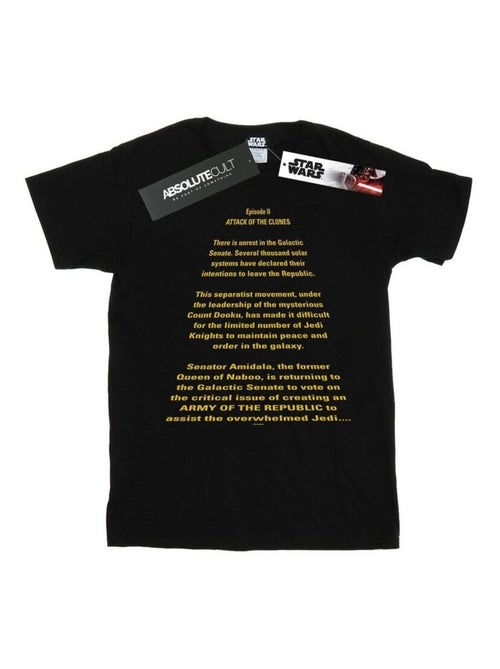 Star Wars - T-shirt ATTACK OF THE CLONES OPENING CRAWL - Kiabi
