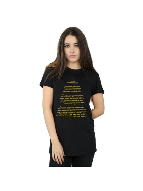 Star Wars - T-shirt ATTACK OF THE CLONES OPENING CRAWL - Kiabi
