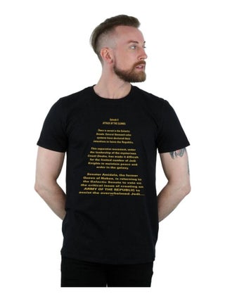Star Wars - T-shirt ATTACK OF THE CLONES OPENING CRAWL
