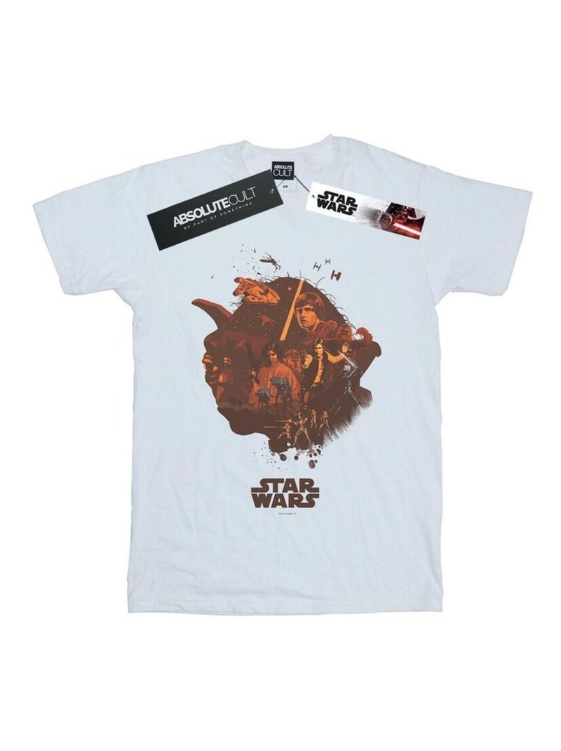 Star Wars - T-shirt Blanc - Kiabi