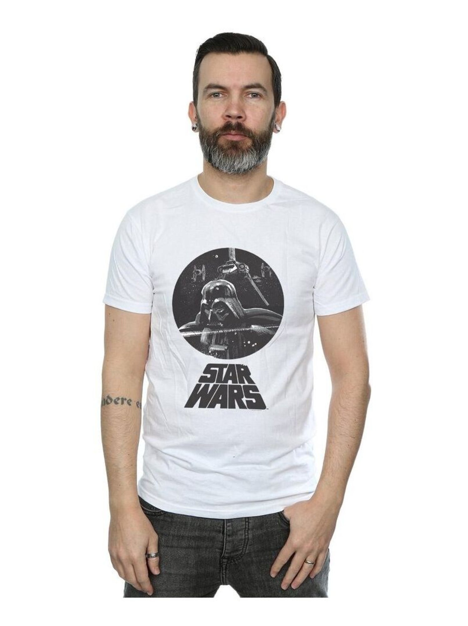 T-shirt Star Wars Blanc - Taille XL - Coton - Occasion Très Bon état