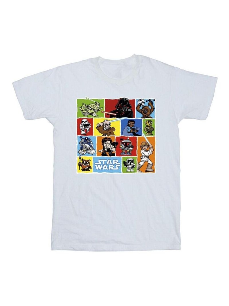 Star Wars - T-shirt Blanc - Kiabi