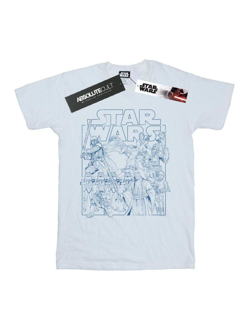 Star Wars - T-shirt Blanc - Kiabi