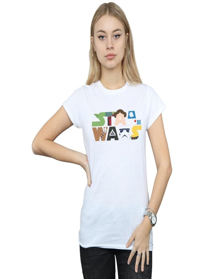 Star Wars - T-shirt Blanc - Kiabi