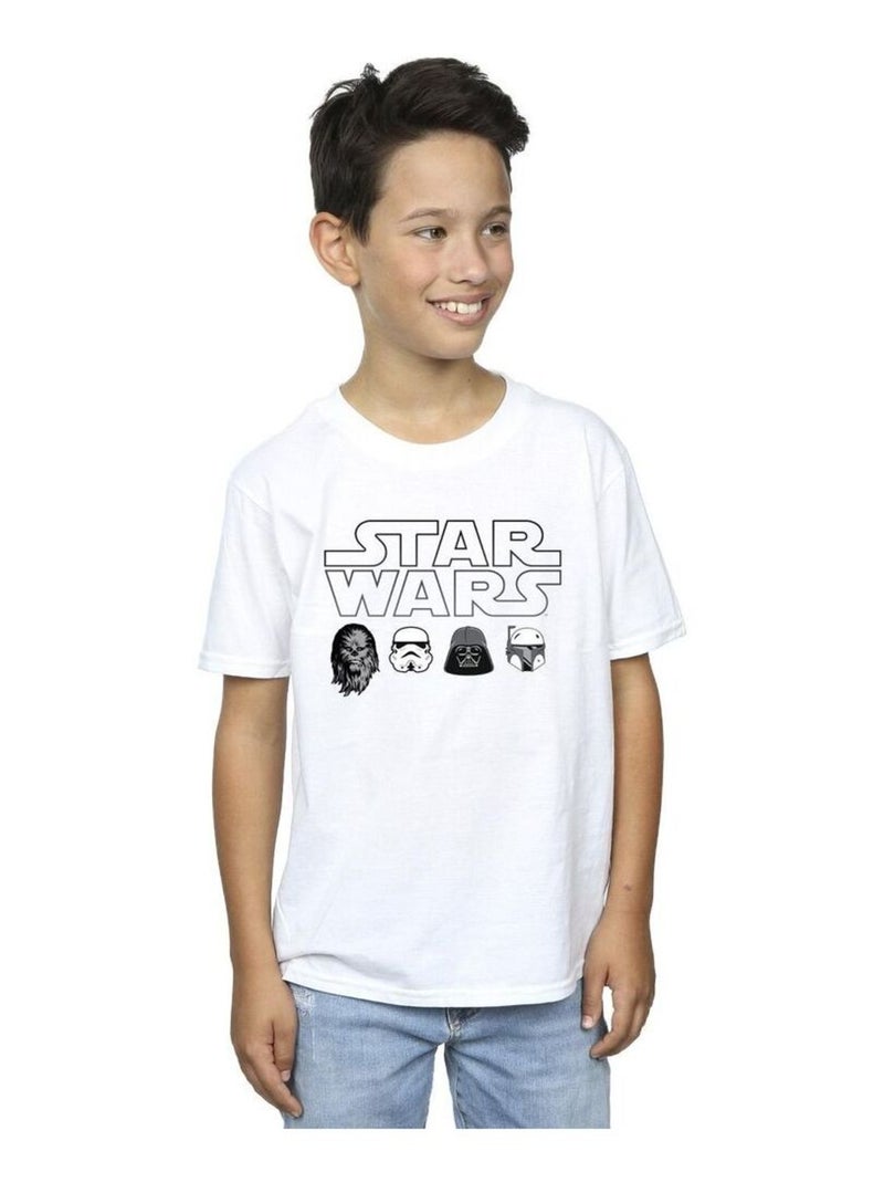 Star Wars - T-shirt Blanc - Kiabi