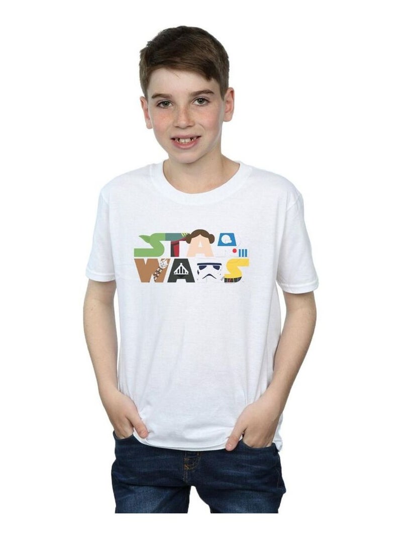 Star Wars - T-shirt Blanc - Kiabi